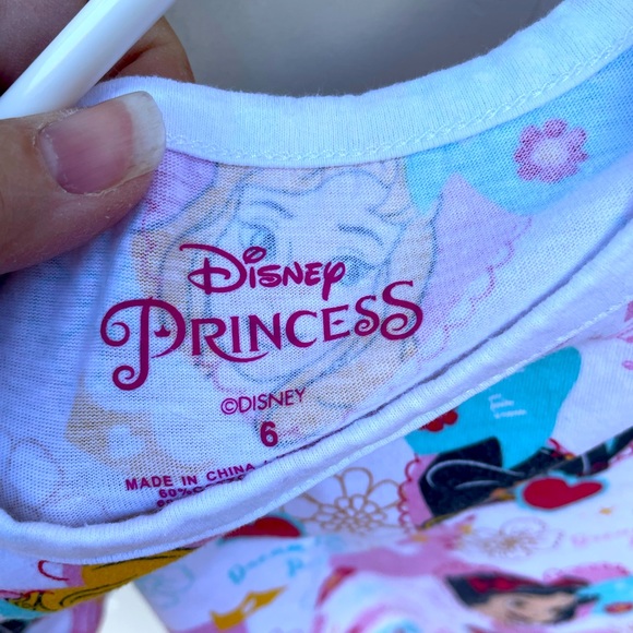 Disney Princess, Short Sleeve, Top, Size 6 - Picture 3 of 3